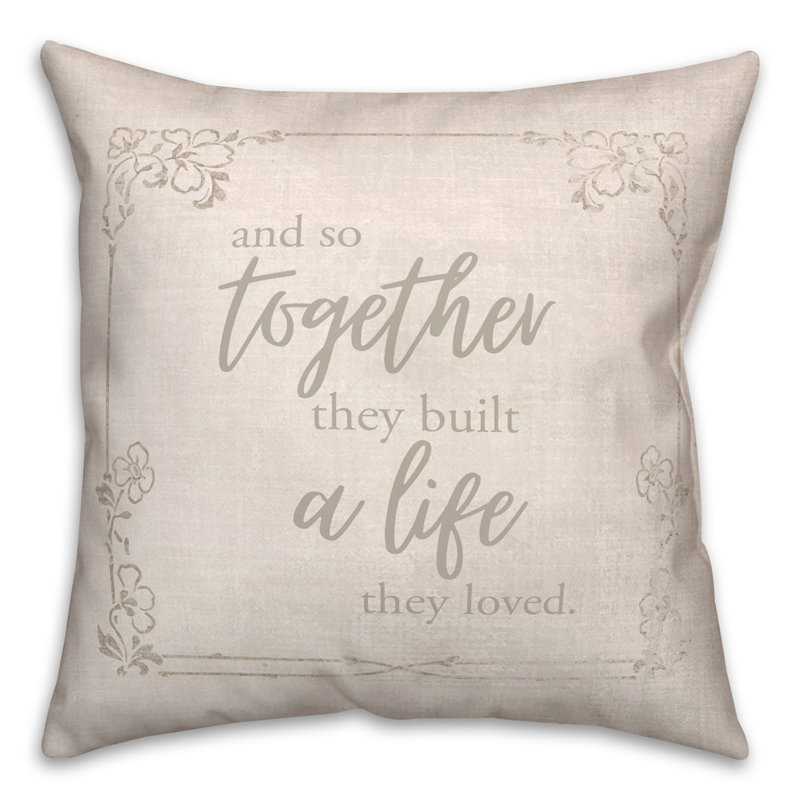  Housse et insert de coussin décoratif en polyester