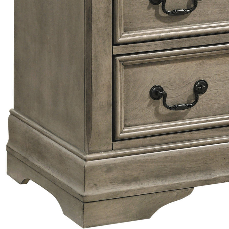 Commode 5 tiroirs Deasia, Blé