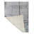 Gary color Hand knotted Modern Rug 4' X 6'