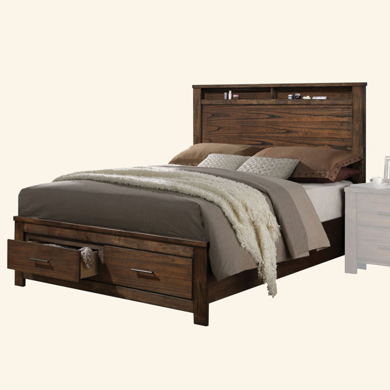 Queen Bed W/Storage