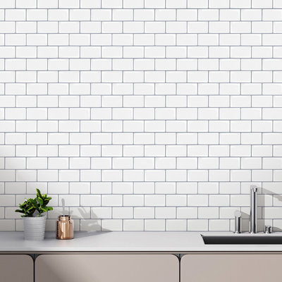 10Pcs Peel and Stick 1.2mm Backsplash Tiles