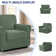 Pizarro Soft Stretch Separate Box Cushion Armchair Slipcover