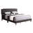 Stylish Black Full Bed With Versatile Design