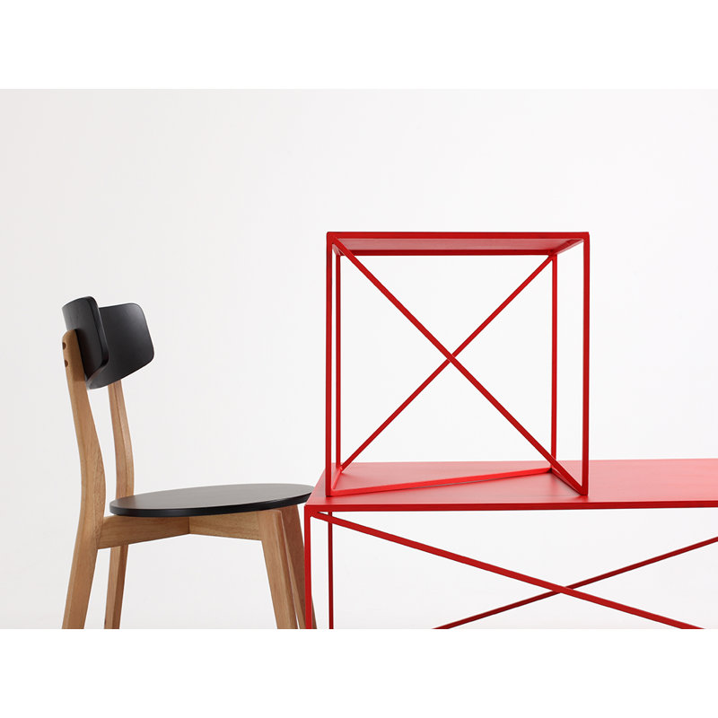 Quiana Frame Coffee Table, H45 x L140 x W80cm, Red