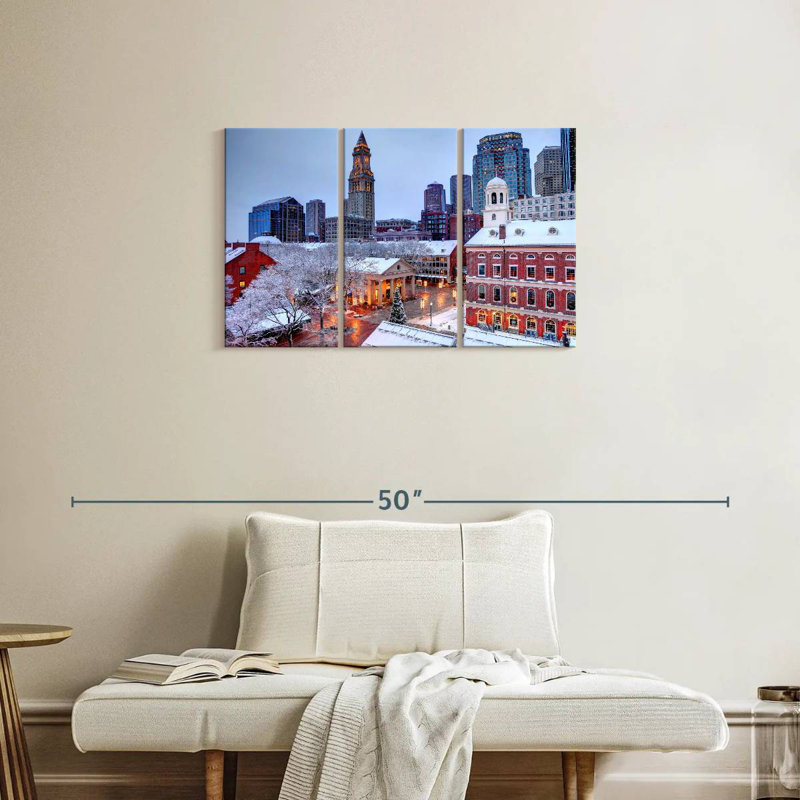 Nicci Boston Wintertime, 20" H x 33" W