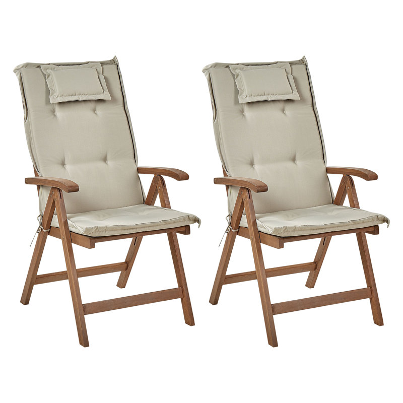Bartonville Patio Dining Armchair with Cushion, Taupe