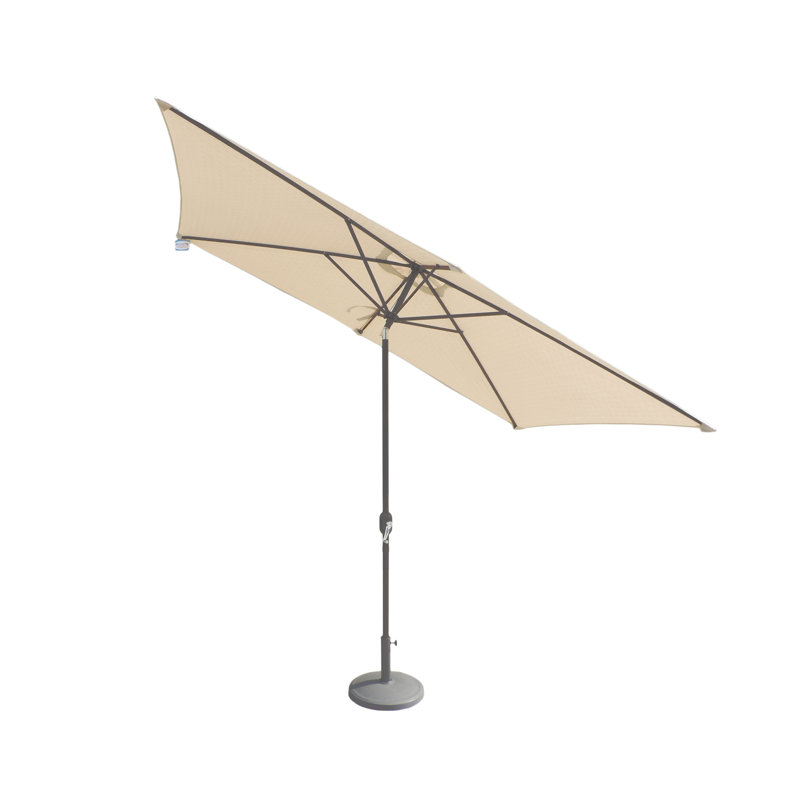 2.4mx3m Crank and Tilt Rectangular Parasol Grey Powder Coated Pole (38mm Pole, 8 Ribs) This parasol is made using Polyester Fabric which has a Weather-Proof Coating & UPF Sun Protection Level 50