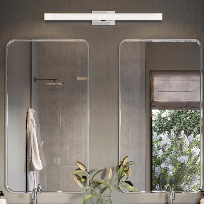 Phase 6.3 Collection 36" 5CCT Integrated LED Polished Chrome Linear Vanity Light