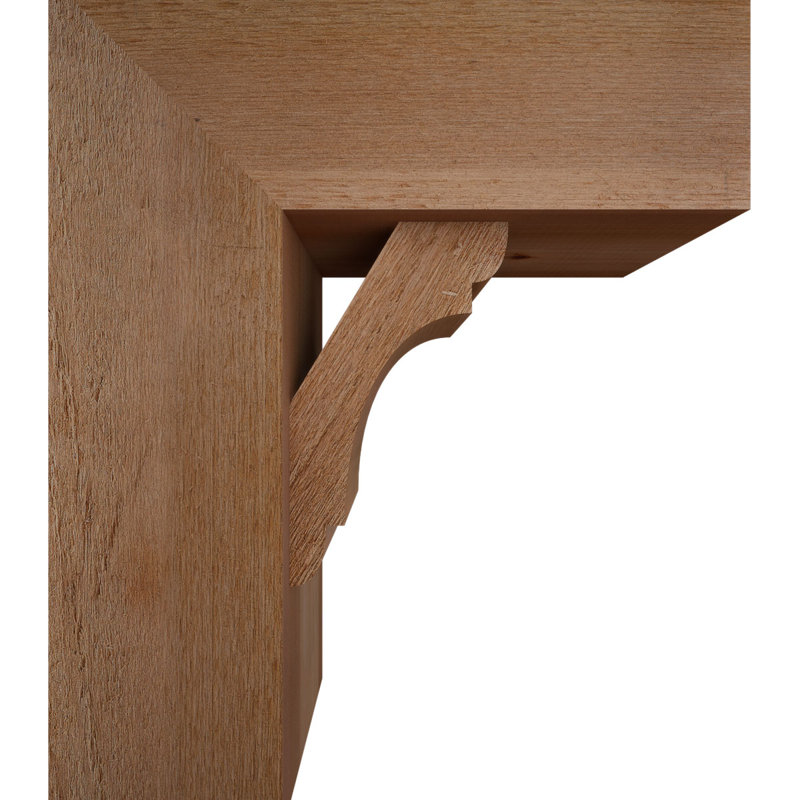Support de bloc olympique avec entretoise décalée, 22 X 18, Cèdre rouge occidental de l 8 po (scié brut)