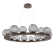Gaia 16 - Light Dimmable LED Wagon Wheel Chandelier