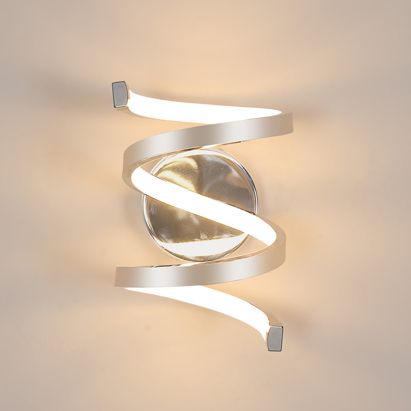 Spiral Warm Light Modern Wall Sconce