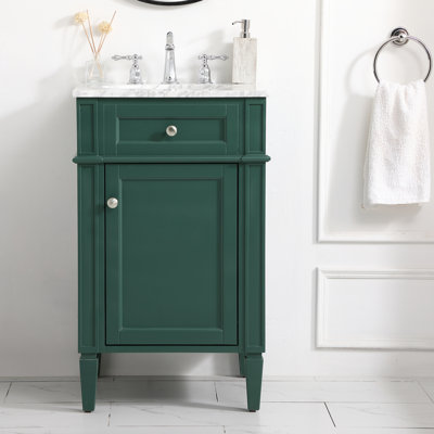 Meuble-lavabo simple gris l 21 po x P 21,5 po x H 35 po Rivers