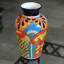 Vase de table en céramique floral