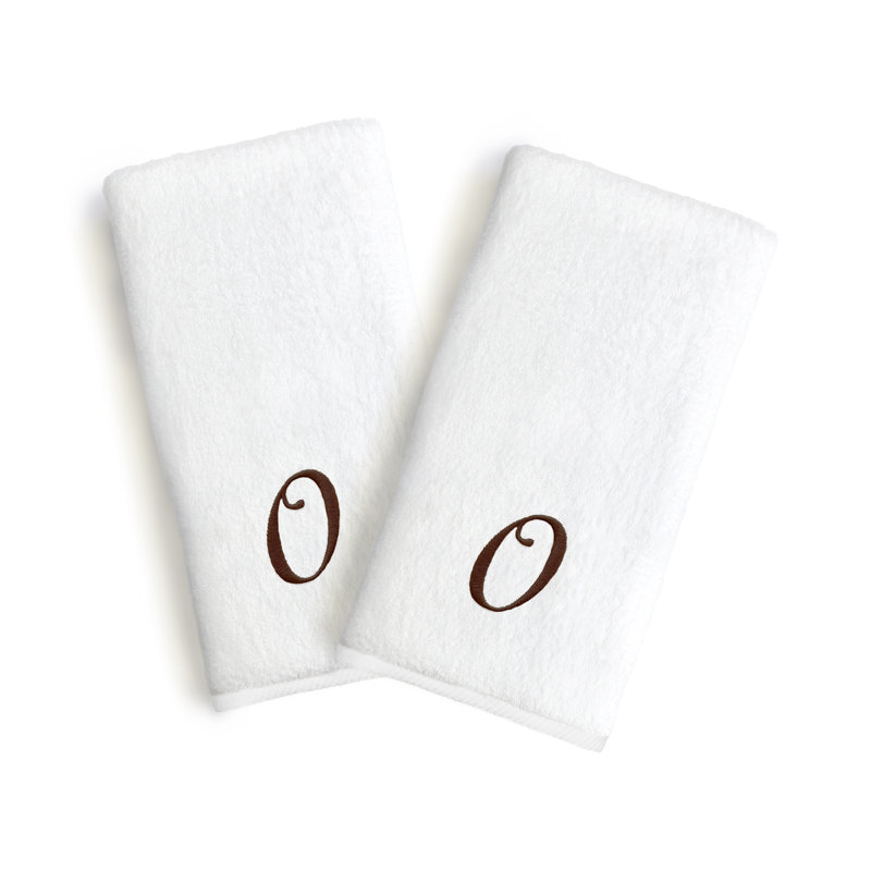 Soft Twist Hand Towel, Letter: O
