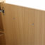Armoire de salle de bain autoportante 48 po, 2 portes à fermeture douce et 3 tablettes de rangement ouvertes (meuble-lavabo seulement, sans lavabo)