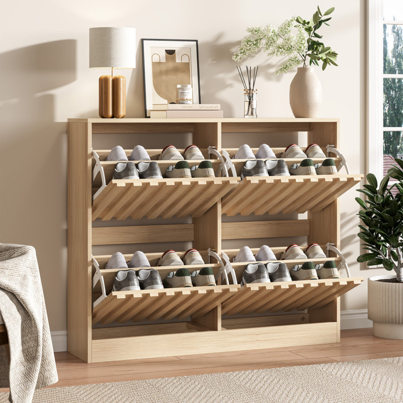 Bethena 24 Pair Flip Down Shoe Storage