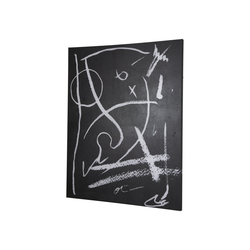 Toile texturée Doodle I a Hand Hand, H 50 po x l 40 po x P 1,5 po