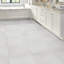 Carrelage mural et de plancher en porcelaine polie 24 po x 24 po Segment Blanc