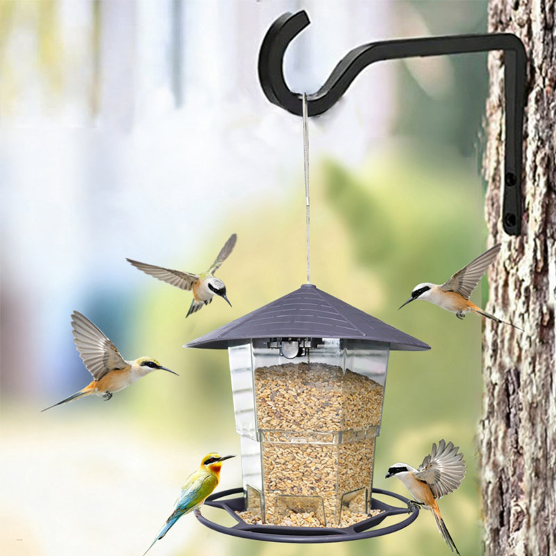 Durable Plastic Telescopic Hanging Bird Feeder