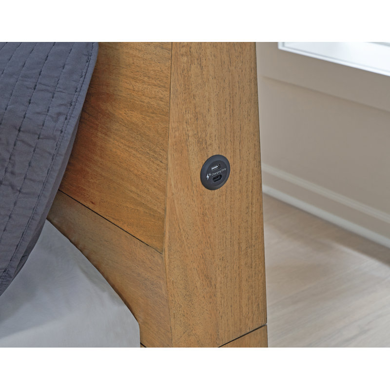 Sherbana Panel Bed, Queen