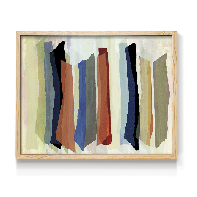 Scattered Rainbow -Framed Print - Restickable