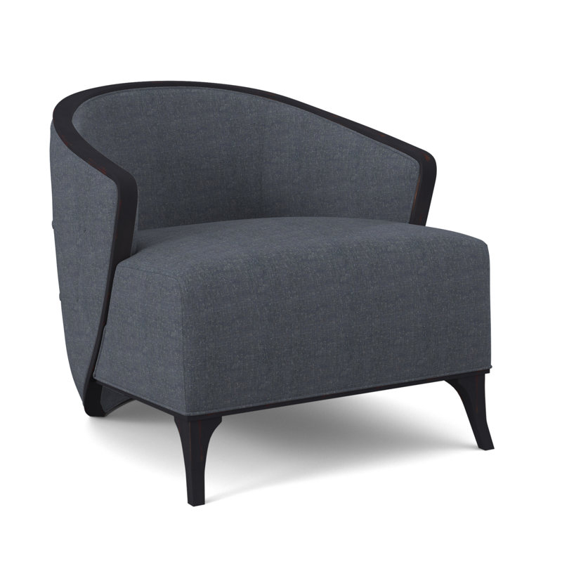 Penegrine Lounge Chair, Vintage Ebony, Kinsley Sky