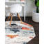 Tapis gris à motif géométrique Tucson-213101205