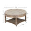 Table basse avec repose-pieds capitonné-1350096388