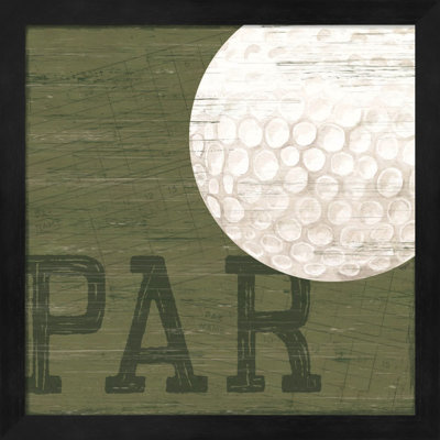 «Golf Days B» par Tara Reed - ensemble de 2 peintures encadrées