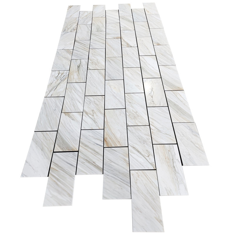 Carreau de marbre 12 po x 24 po Calacatta Gold (poli), Poli, 12 po x 24 po