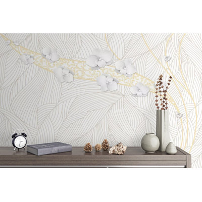 Papier peint orchidée Draughn