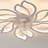 25" 7 - Blade Reversible Dimmable LED Flush Mount Ceiling Fan With Remote Control And App-827501048