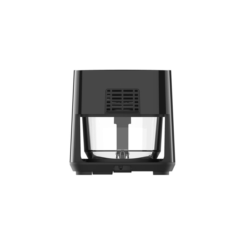 Culinary Chef 4.5-Quart Black Electric Air Fryer with Glass Basket