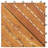 12" X 12" Solid Wood Interlocking Deck Tile (Set Of 10)