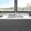 Quartz Kitchen Sink - 25X22"  Granite Composite Drop-In Kitchen Sink-117845456
