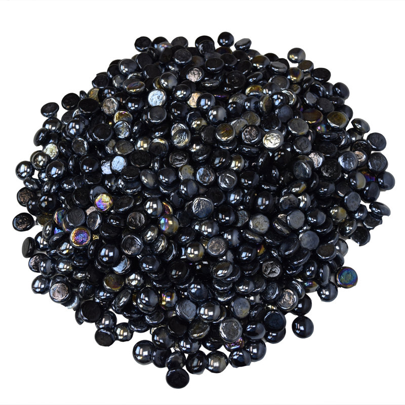 Perles de verre foyer, Noir