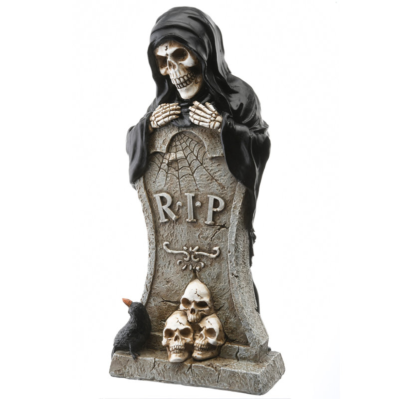 Tombstone and Skeleton Reaper