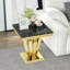Ensemble de table de salon 3 pièces en faux marbre-110985216-110985217