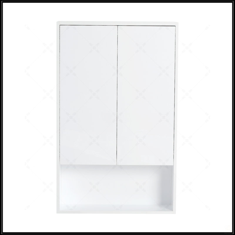 Meuble-lavabo contemporain de 48 pouces avec lavabo en résine, rangement spacieux, portes à fermeture en douceur et conception écologique pour les salles de bain modernes.