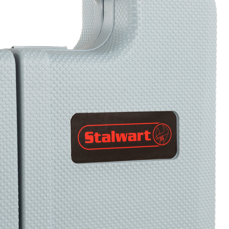 Stalwart 132 Piece Heat-Treated Pieces with Carrying Case - Essential Steel Hand Tool and Basic Repair Set for Apartments, Dorm, Homeowners