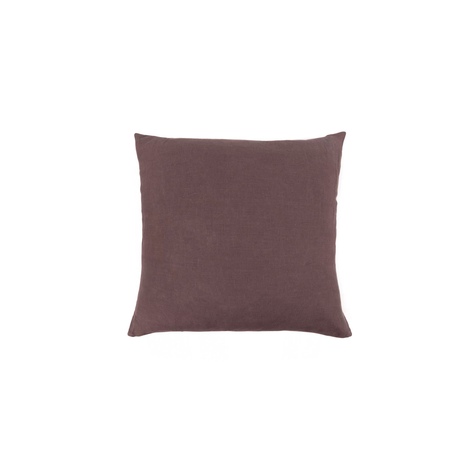 26" X 26" French Linen Euro Pillow, Clove