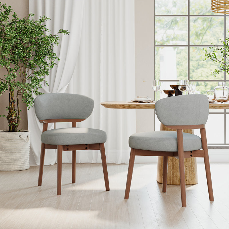 Chaise d'appoint Cleona, Gris foncé