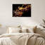 «Versing Champagne in Crystal Glasses with Golden Splash», art mural sur toile-1672195900