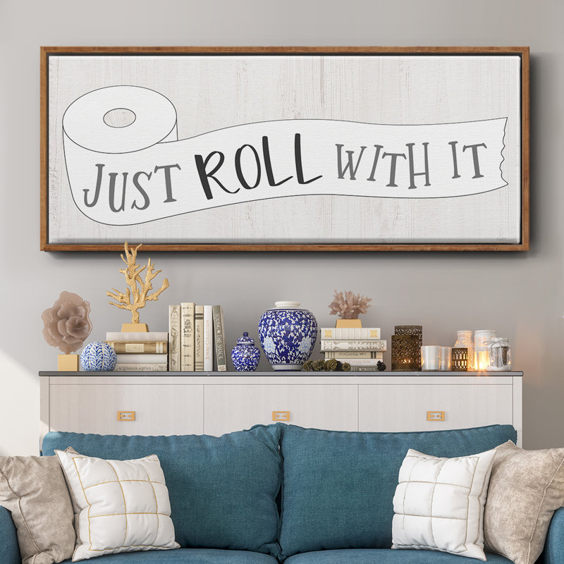 Just Roll - toile encadrée, H 12 po x l 30 po