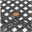 TABLE CAILLETTE EN CAOUTCHOUC I 39IN SQ
