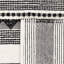 Stimpson Striped Handmade Flatweave Wool/Cotton Ivory/Black Area Rug-314785708
