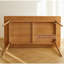 Ensemble de table de salle à manger en bois massif de style nordique