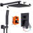 12 Inch High Pressure Rain Shower Head Combo with Extension Arm,Adjustable Handheld Dual Shower Head 1.8 GPM-107135310