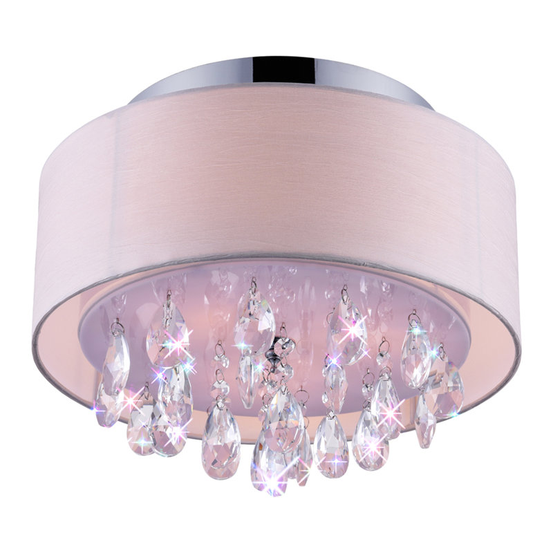 Plafonnier encastré 3 lumières Manuel, Blanc cassé
