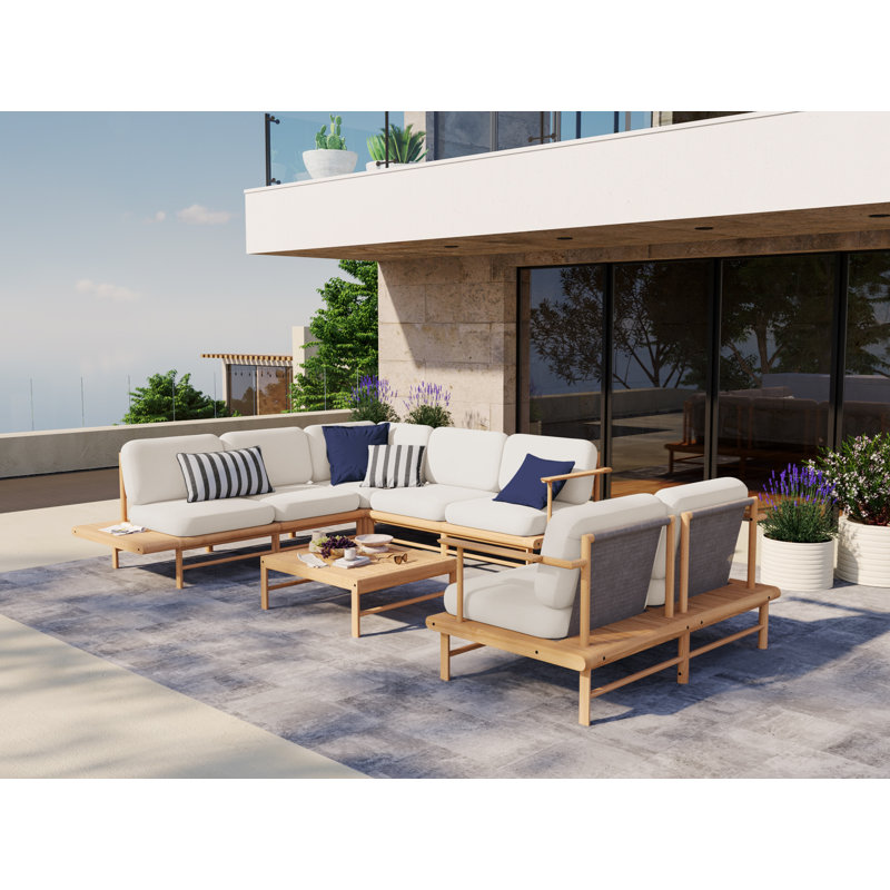 Indoor / Outdoor Square Cushion, Dark Blue